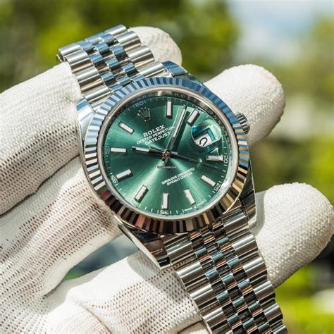 rolex day date green jubilee